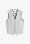 REGULAR FIT MOTIONFLEX STRETCH - Gilet de costume - light grey