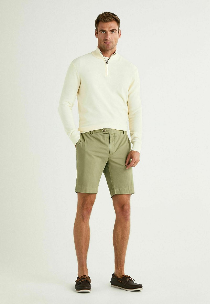 Herren Chino Shorts | Hackett London KENSINGTON Shorts oil green/hellgrün - ON57788 Herren Chino Shorts | Hackett London KENSINGTON Shorts oil green/hellgrün - ON57788