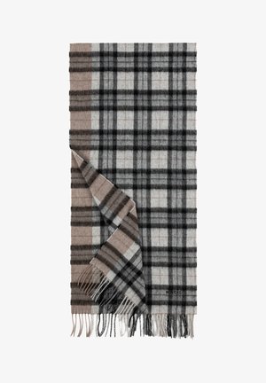 Roeckl, ROECKL SCHALS STRIPE TARTAN - Scarf - black grey