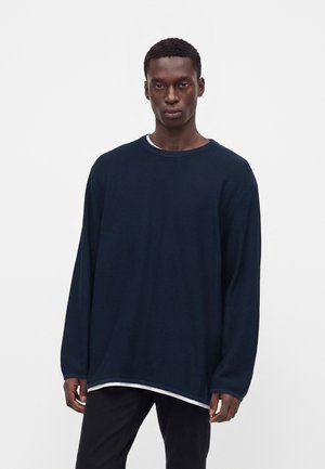 Jack & Jones, JORFREDERIKSBERG LAYER CREW - Jersey de punto - sky captain