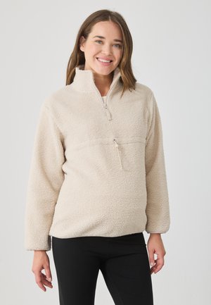 Pulover din fleece - 13-0003 tcx oatmilk