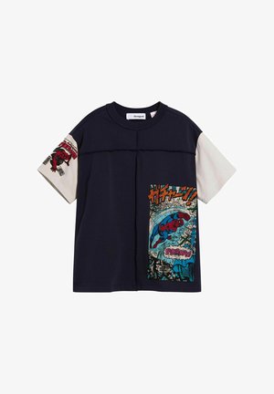 Majica kratkih rukava s printom - blue