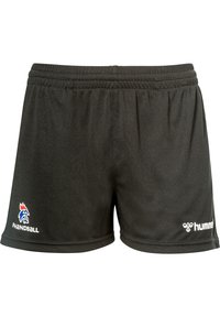 Hummel FFHB REFEREE - Träningsshorts - black w logo
