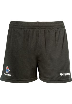 Hummel FFHB REFEREE - Träningsshorts - black w logo