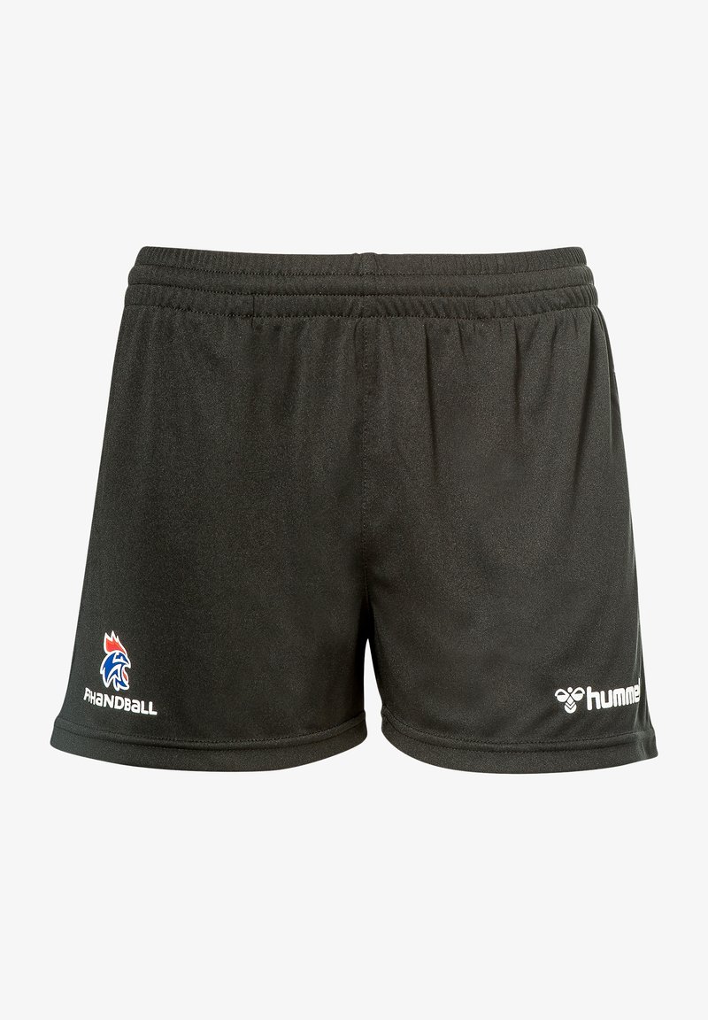 Hummel FFHB REFEREE - Pantalón corto de deporte - black w logo