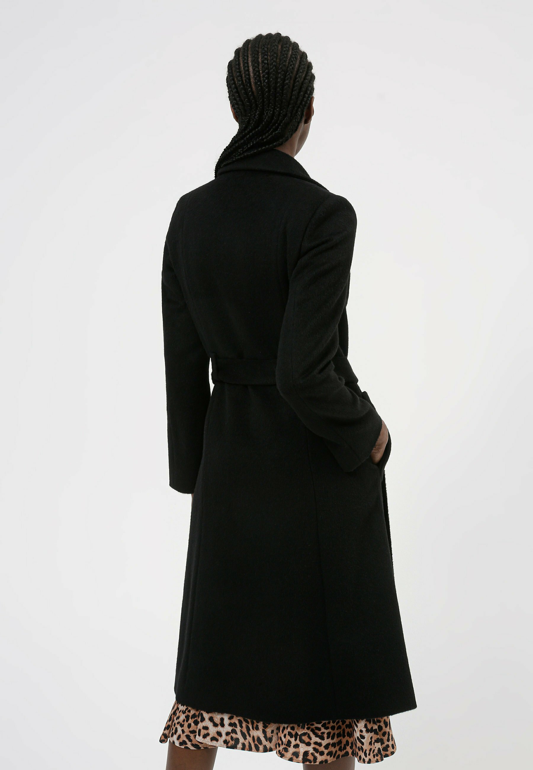 HUGO MESUA - Classic coat - black 