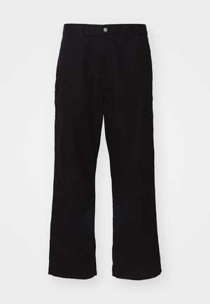 Carhartt WIP DREWE PANT - Trousers - black rinsed