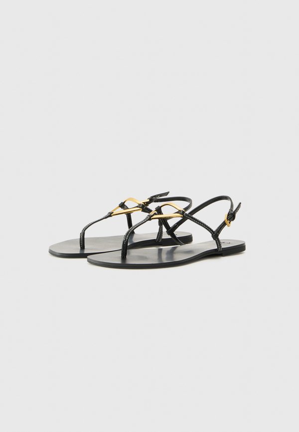 FLAT SANDALS BASIC FLAT SANDALS BLACK 40 - T-bar sandals2