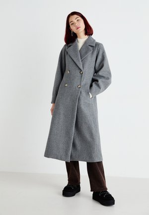 VMFORTUNE FINE LONG - Trenchcoat - medium grey melange