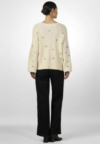 YAS YASFLEUR CARDIGAN - Strickjacke - birch