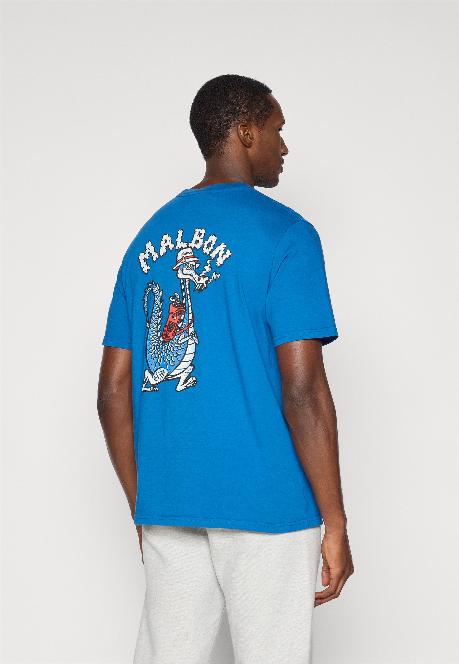Malbon BERMUDA DRAGON TEE - Print T-shirt - blue - Zalando.co.uk