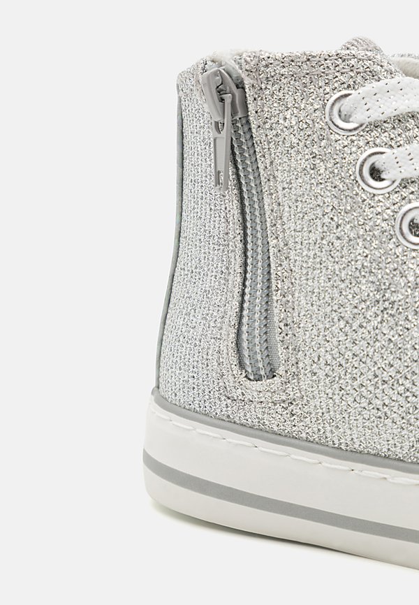 High-top trainers - silver2