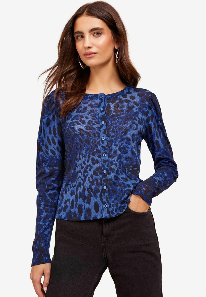 Friends Like These REGULAR FIT LONG SLEEVE ANIMAL PRINT - Kofta - blue