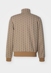 Lacoste Tröja med dragkedja - croissant/cookie