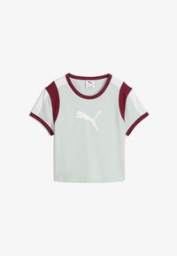 Unselected, créme de mint-garnet glow
