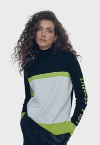 Jersey de punto - green, white, black