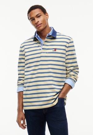Tommy Jeans, TOMMY BADGE STRIPE RELAXED RUGBY SHIRT - Polo - multi-colored