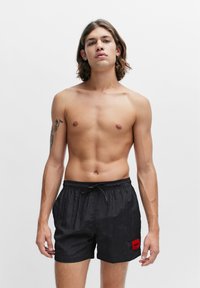 HUGO - DOMINICA - Swimming shorts - black Thumbnail Image 1