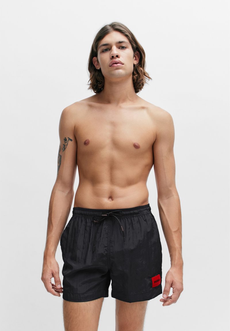 HUGO - DOMINICA - Swimming shorts - black, Enlarge