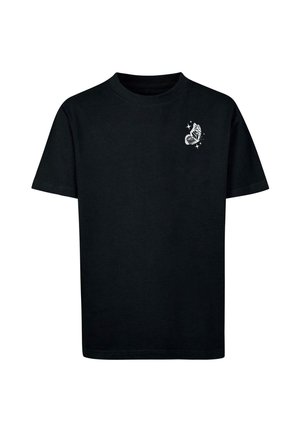 Trükipildiga T-särk - black