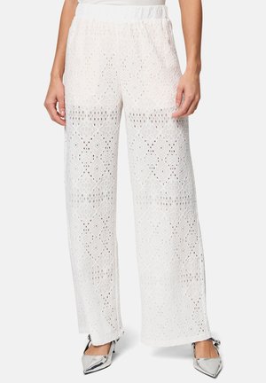MIT LOCHMUSTER - Trousers - brilliant white