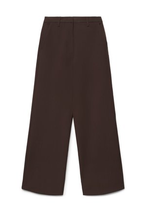 Calliope, PANTALONE LUNGO TINTA UNITA - Stoffhose - cioccolato scuro
