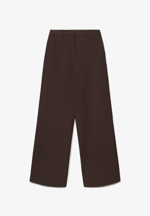 Calliope, PANTALONE LUNGO TINTA UNITA - Pantaloni - cioccolato scuro