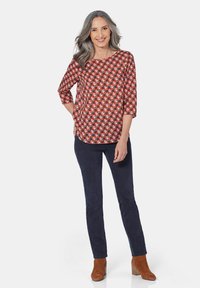 GOLDNER 3/4-ARM MIT GRAFISCHEM  - Bluse - brown