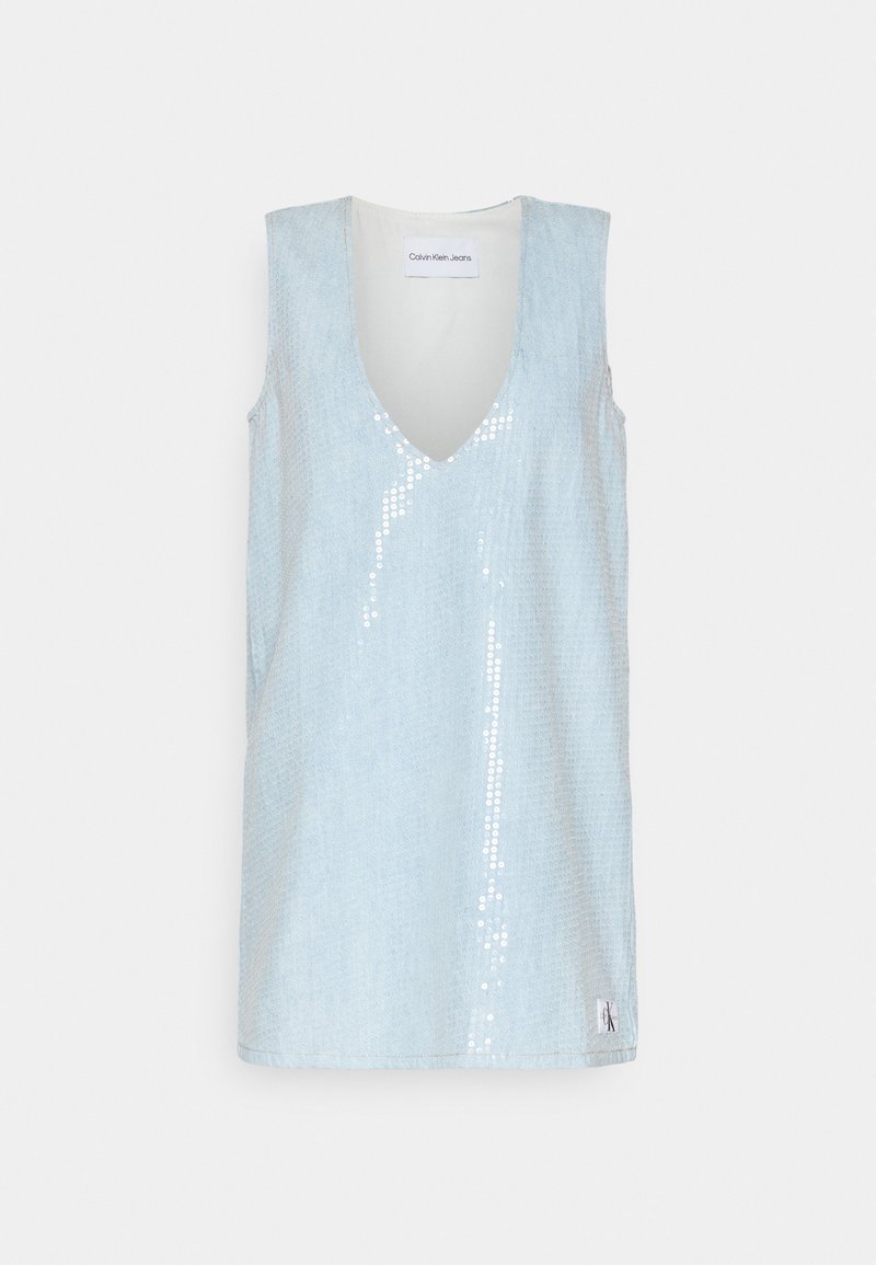 Calvin Klein Jeans Cocktailjurk lichtblauw denim