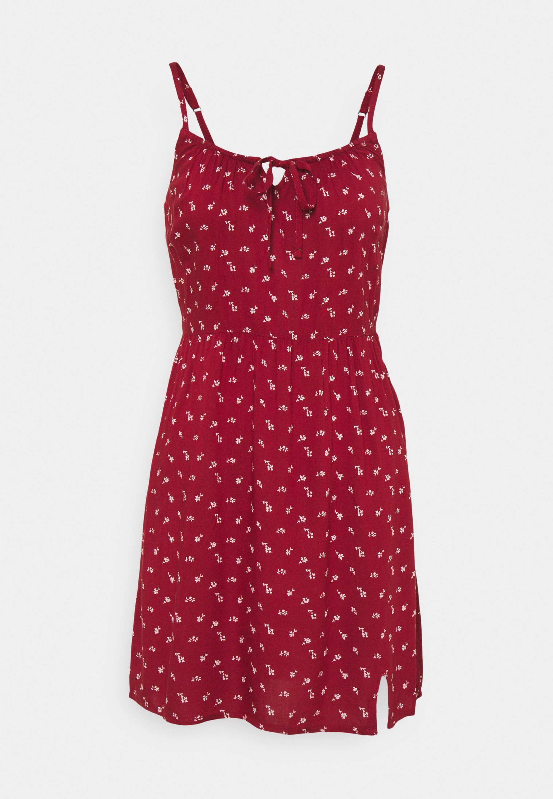 Hollister Co Bare Dress Freizeitkleid Red Rot Zalando De 