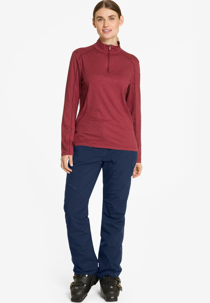 Ziener MIDLAYER JENITA - Langarmshirt - berry