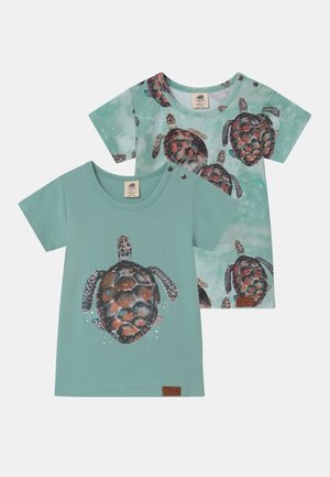 SEA TURTLES 2 PACK UNISEX - Print T-shirt - blue