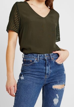 Camiseta estampada - dark green