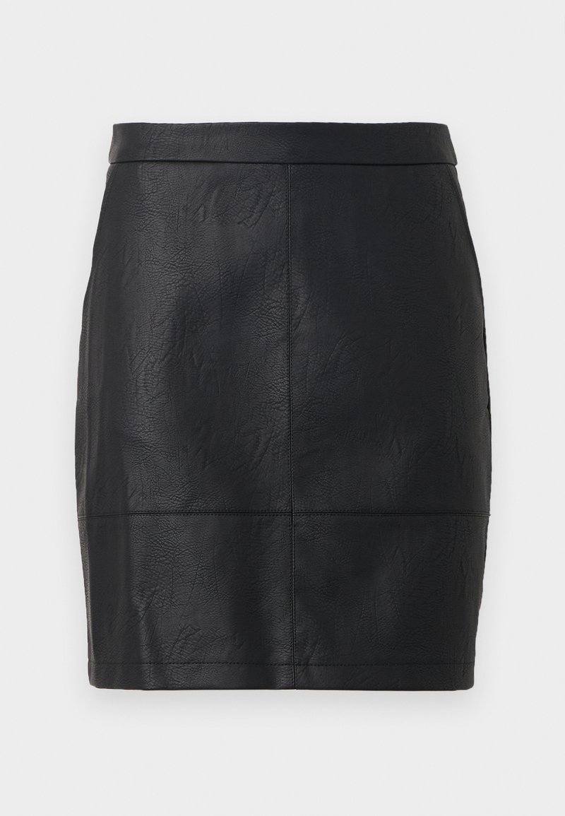 Vero Moda VMIDA SHORT COATED SKIRT - Mini skirts - black/sort - Zalando.dk
