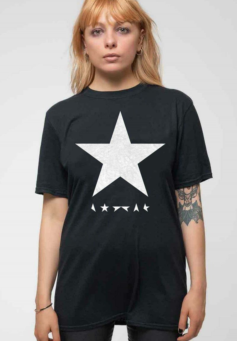Paradiso Clothing DAVID BOWIE BLACKSTAR UNISEX - Print T-shirt - black