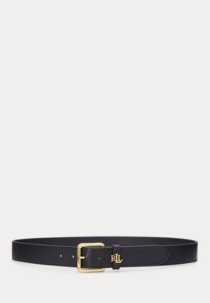 Lauren Ralph Lauren, LOGO-KEEPER LEATHER BELT - Ceinture - black