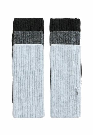 3 PACK - Kortfingerhandsker - black grey marl charcoal grey