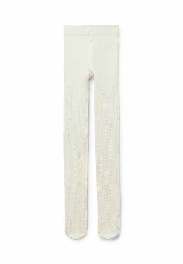 THERMO - Strumpfhose - bianco avorio trecce