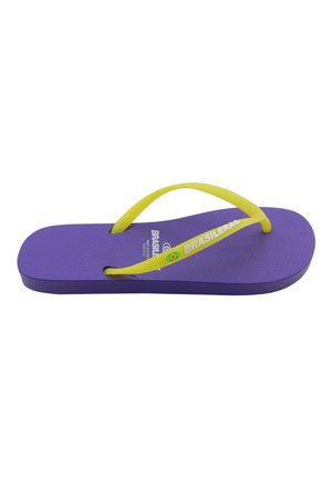 Sandalias de dedo - purple/yellow