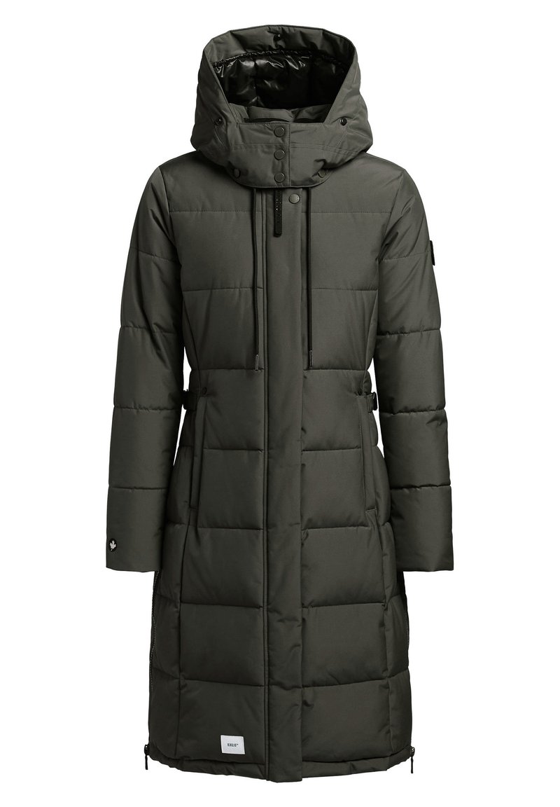 khujo Winterjas olijfgroen
