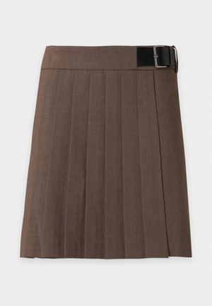 DKNY, PLEATED SKIRT - Jupe plissée - bracken heather