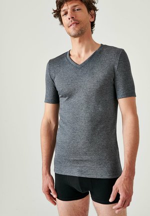 DOUBLE FACE COL V - Hemd - grey