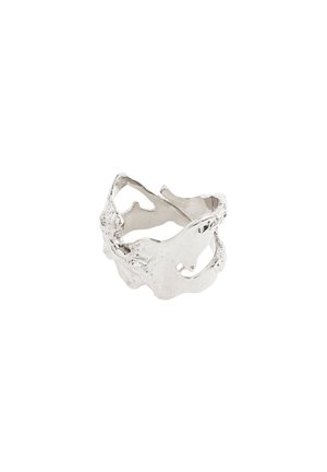 COMPASS ADJUSTABLE STATEMENT - Anillo - silver plated