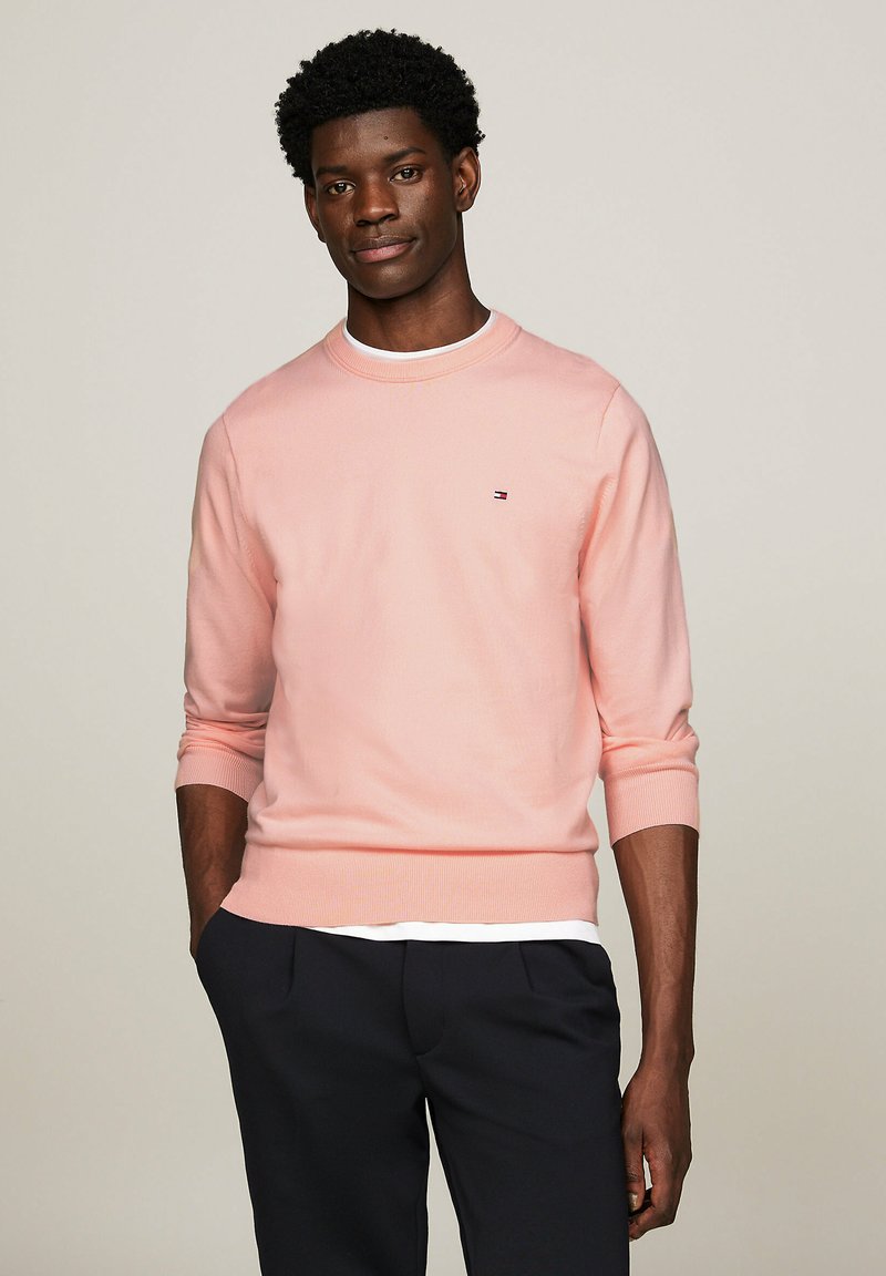 Tommy Hilfiger CREW NECK - Strickpullover - pink crystal