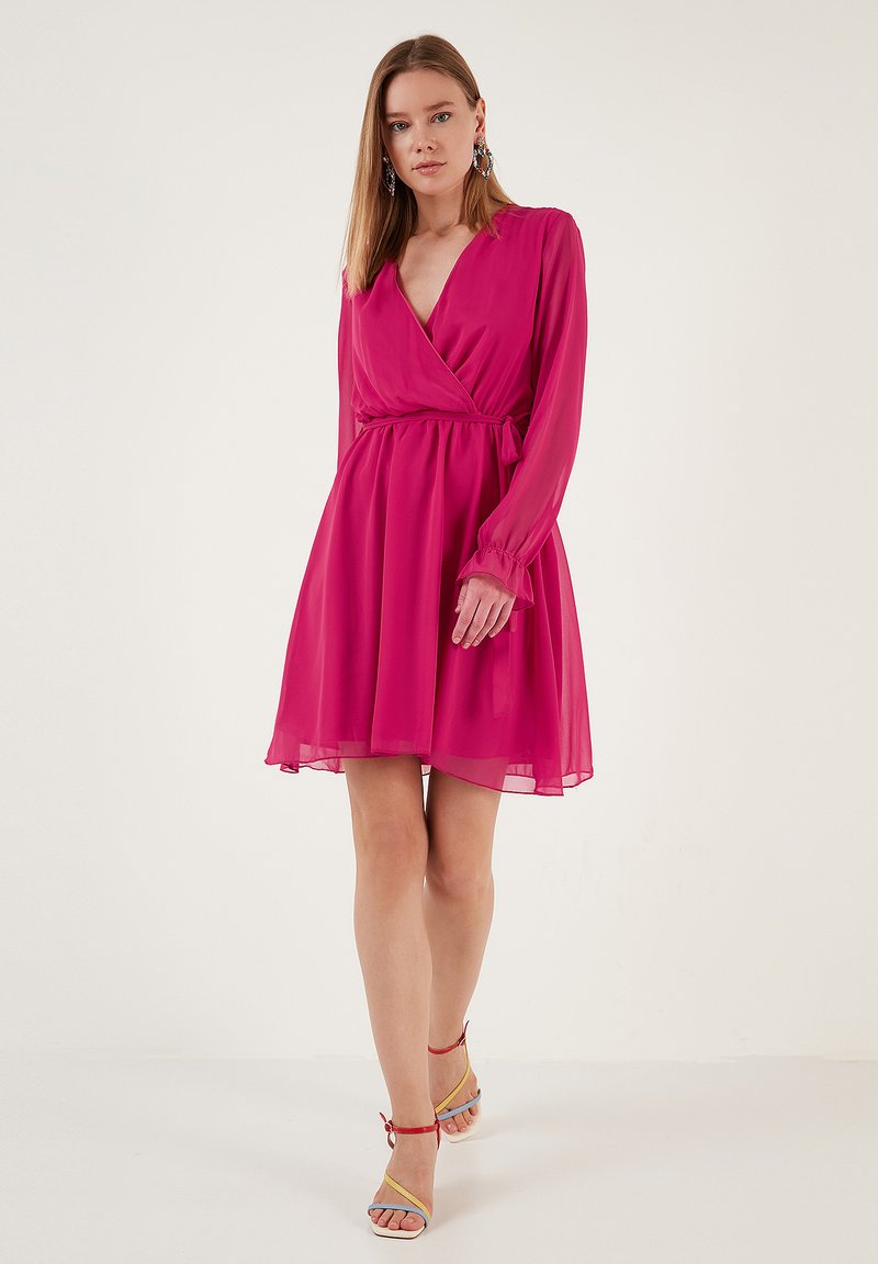 LELA MINI - Cocktail dress / Party dress - fuchsia/pink - Zalando