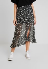 Topshop A-linjekjol - black