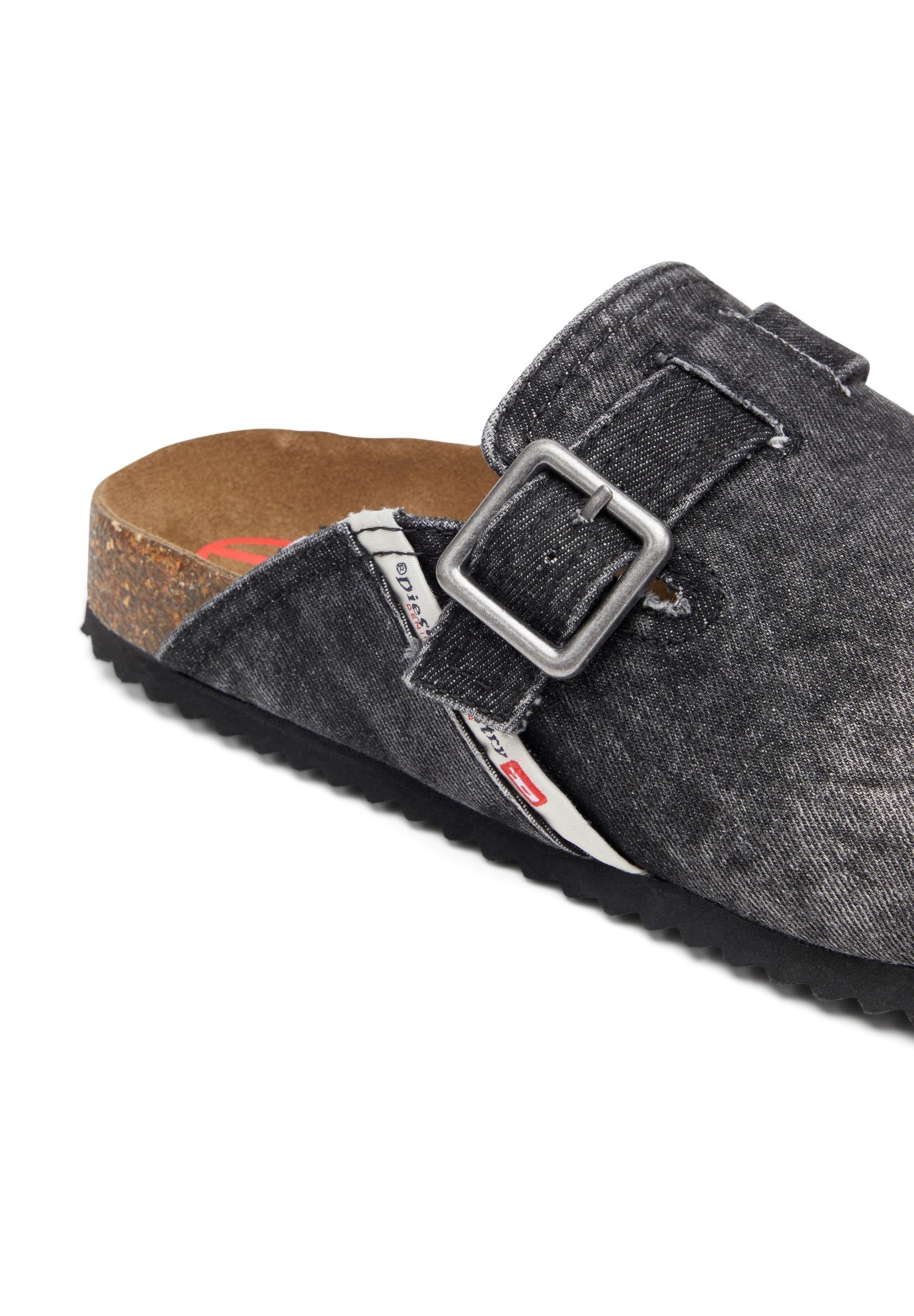 DIESEL D-WOODSTOCK X ブラック サンダル USA9 Diesel D-WOODSTOCK X - Clogs - black/black denim - Zalando.co.uk
