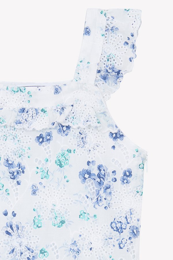 COMBICOURTEA - Jumpsuit - aigue marine2