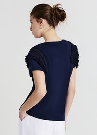 Calliope PASSAMANERIA  - T-shirt con stampa - blu