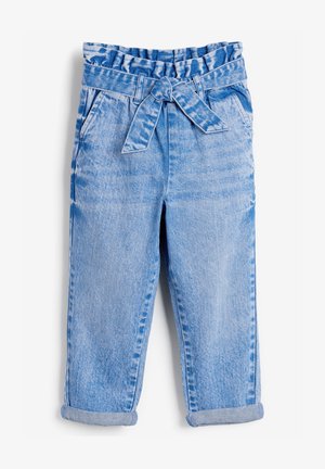 PAPERBAG WAIST TIE JEANS - Relaxed fit jeans - blue